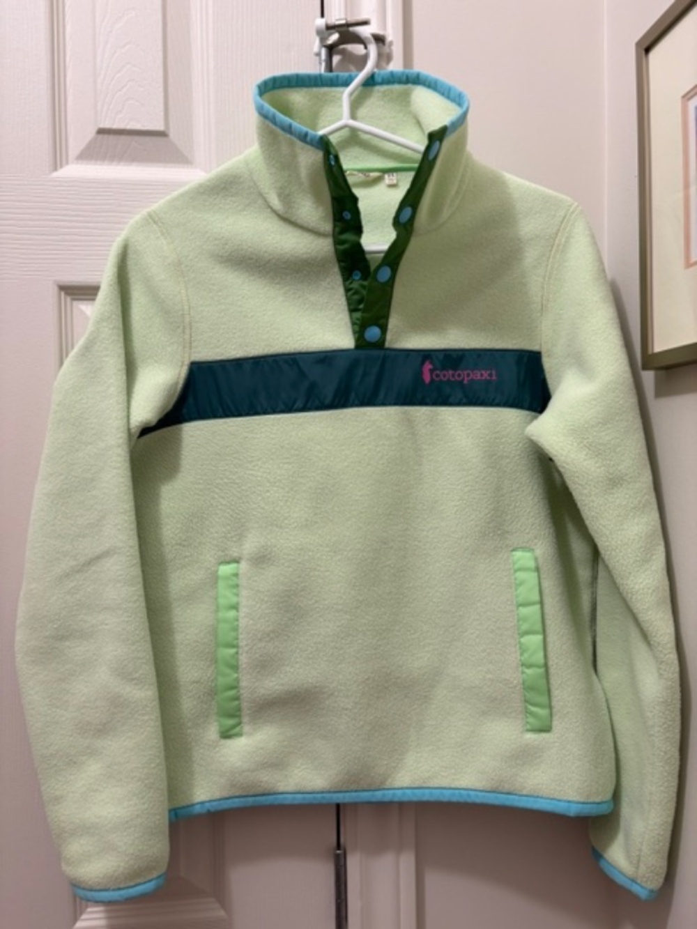Cotopaxi Teca Snap Fleece Women's sz XS lightweight pullover retro look